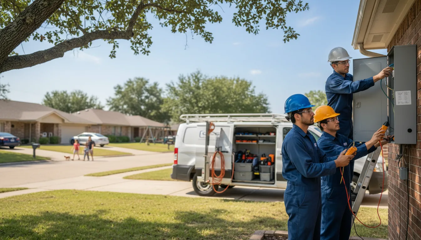 Certified electrician providing emergency electrical services in Ohio City, OH
